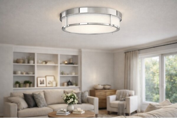 Open Design OR84948- Stropné svietidlo ROMI 3xE14/12W/230V priemer 40 cm lesklý chróm