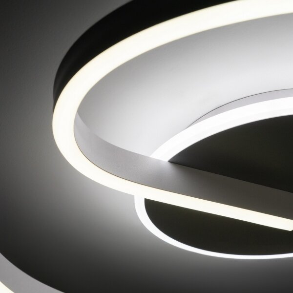 Brilagi -LED Stmievateľné stropné svietidlo SPIRAL LED/56W/230V 3000/4000/6000K + s diaľkovým ovládaním
