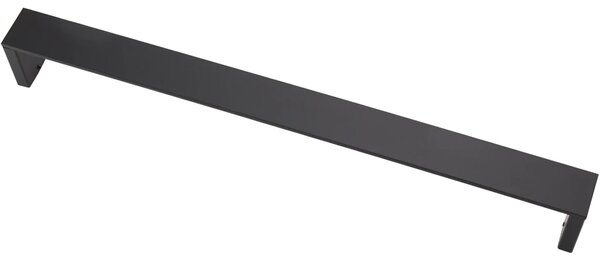 CERANO - Nástenný držiak na uteráky Marcell - čierna matná - 60 cm