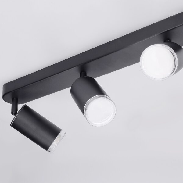 Brilagi - Kúpeľňové bodové svietidlo SELE 4xGU10/30W/230V IP44 čierna