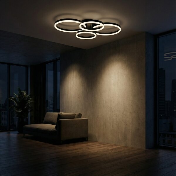 Brilagi - LED stmievateľné stropné svietidlo ORBITS LED/52W/230V 3000-6000K + DO