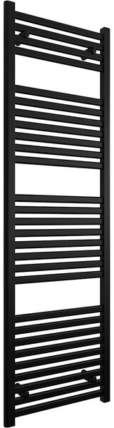 CERANO - Kúpeľňový radiátor Donovan - bočné pripojenie - 477W - čierna matná - 1600x500 mm