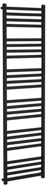 CERANO - Kúpeľňový radiátor Fulgiduson - bočné pripojenie - 765W - čierna matná - 1800x530 mm
