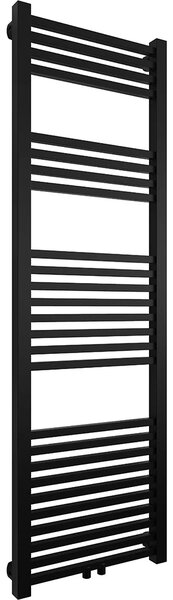CERANO - Kúpeľňový radiátor Franko - stredové pripojenie 50mm/bočné - 514W - čierna matná - 1600x500 mm