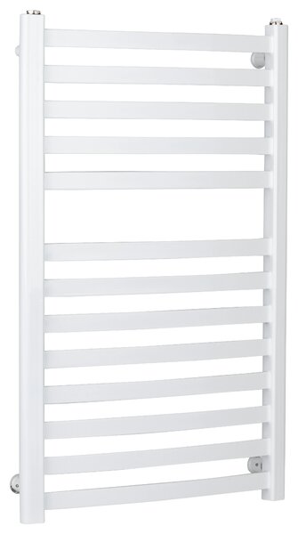 CERANO - Kúpeľňový radiátor Paolo - bočné pripojenie - 568W - biela lesklá - 850x550 mm