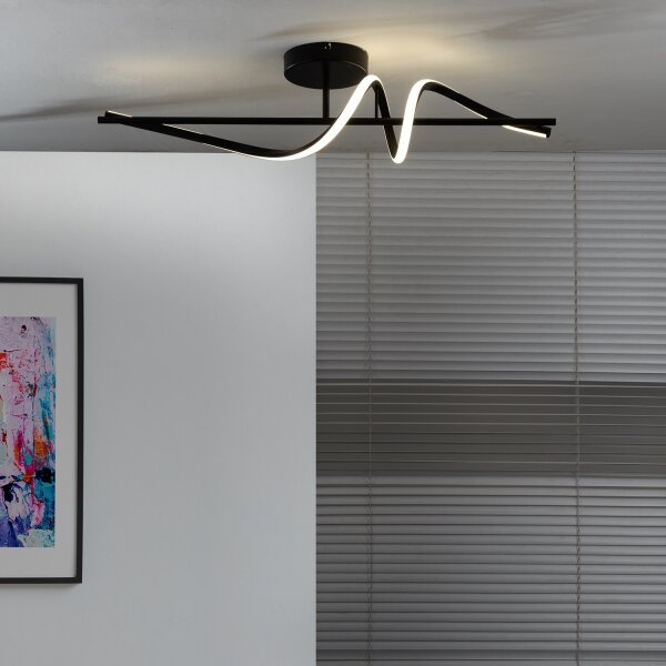 ONLI - LED Nástenné svietidlo TWIST LED/25W/230V 4000K čierna