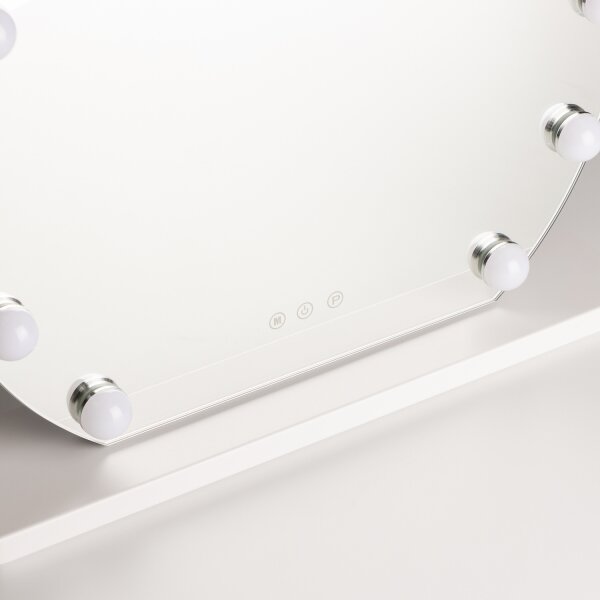 Brilagi - LED stmievateľné make-up zrkadlo HOLLYWOOD LED/12W/230V 3000-6500K