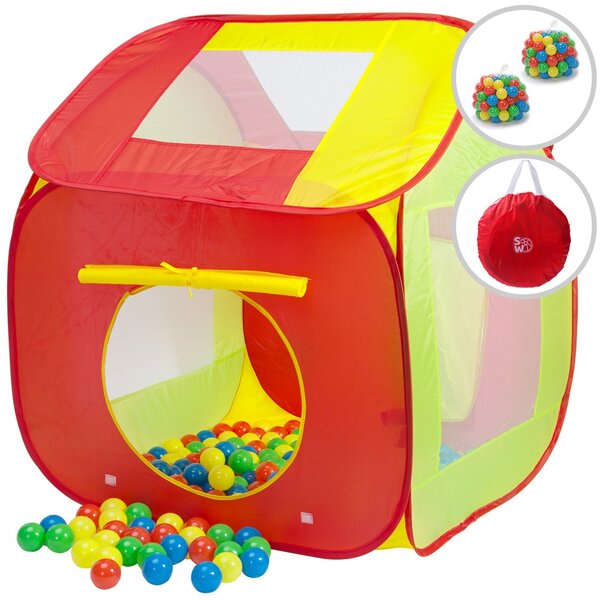 Detský stan na hranie so 400 farebnými loptičkami, Spielwerk