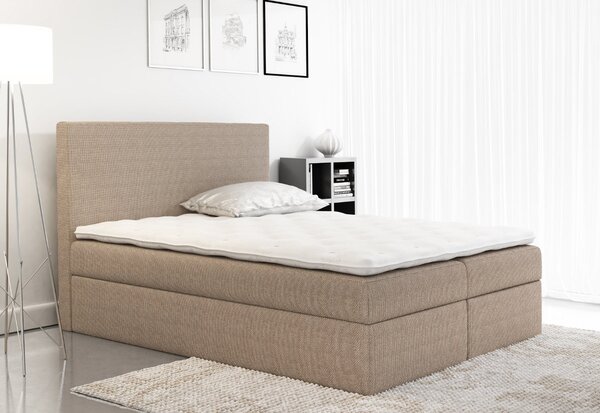 Čalúnená posteľ BASIC + topper, 120x200, olimp 1