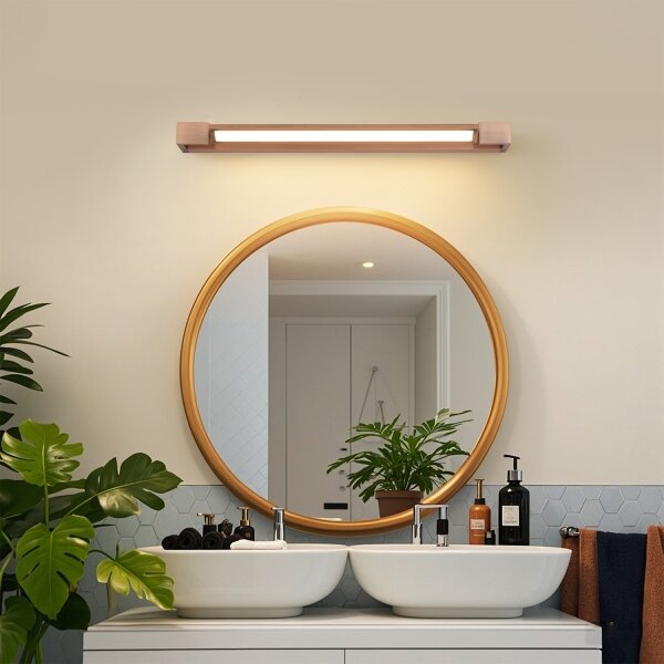 Brilagi-LED Kúpeľňové osvetlenie zrkadla AQUA LINE LED/18W/230V 60 cm IP44 bronz