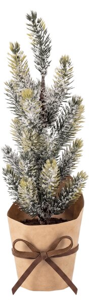 Dekoratívny vianočný stromček FROSTY TREE v kvetináči 22 cm