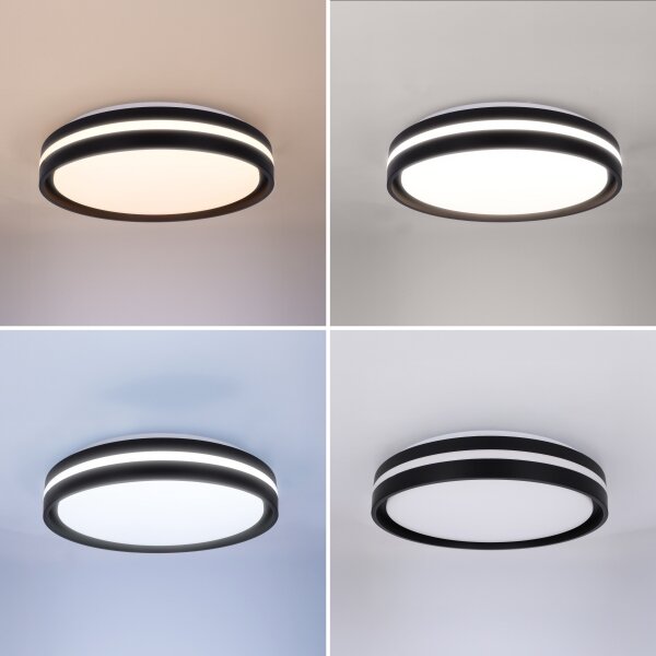 Brilagi - LED Stmievateľné svietidlo NAOMI LED/48W/230V 3000-6500K pr. 39 cm čierna+DO