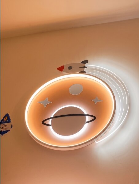 Brilagi -LED Detské stropné svietidlo STARSHIP LED/64W/230V 3000/4500K žltá