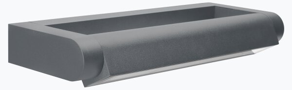 Brilagi -LED Vonkajšie nástenné svietidlo SALERNO LED/12W/230V 35,5 cm antracit IP65