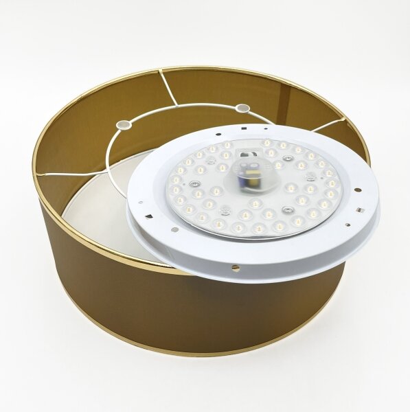 LED stropné svietidlo SIRJA LED/20W/230V 4000K pr. 35 cm hnedá/zlatá