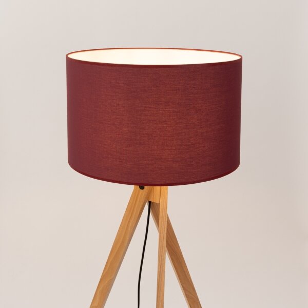 Sollux SL.1907 - Stojacia lampa NATT 1xE27/15W/230V červená