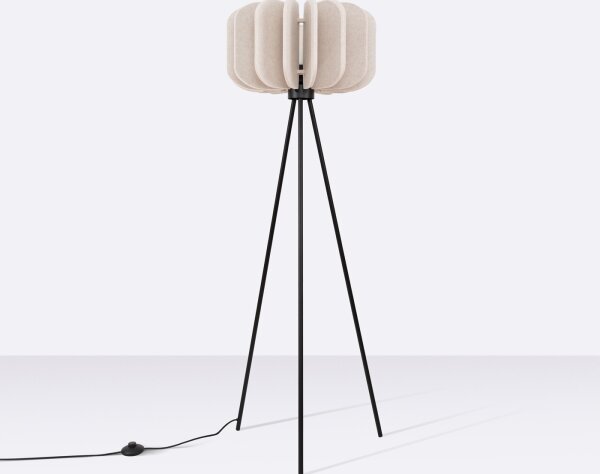 Sollux SL.1863 - Stojacia lampa MULA 1xE27/15W/230V krémová