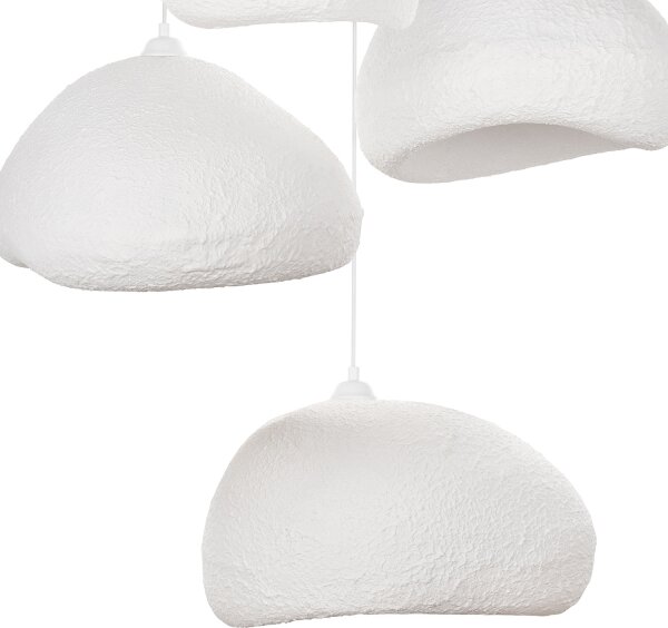 Brilagi - Závesné svietidlo WABI SABI na lanku 4xE27/40W/230V pr. 95 cm biela