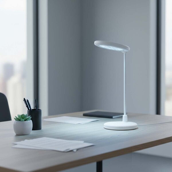 Nedis LTLRM11WT - LED stmievateľná nabíjateľná dotyková lampa LED/6W/1200 mAh 3000/4000/5700K biela