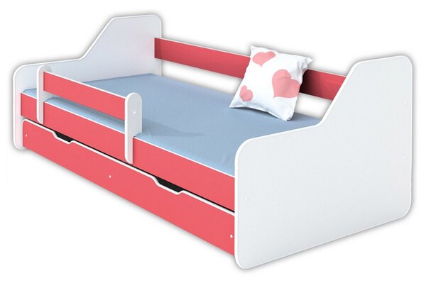Detská posteľ Dione 160x80 růžová (bez úložného priestoru)