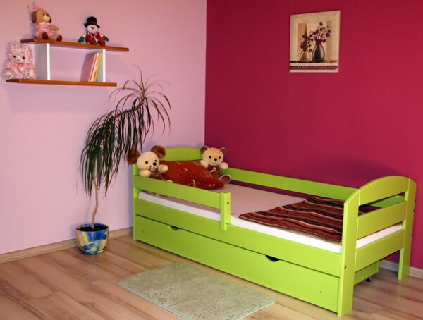 Detská posteľ Kamil 160x80 s úložným priestorom (Možnosť výberu z 9 farebných variantov)