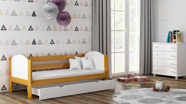 Detská posteľ Fido 180x80 s úložným priestorom (Možnosť výberu z 9 farebných variantov)