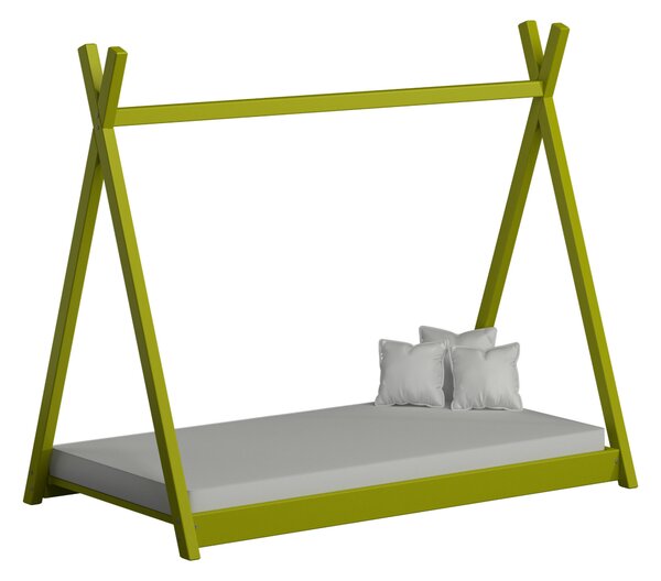 Detská posteľ Teepee 160x70 zelená