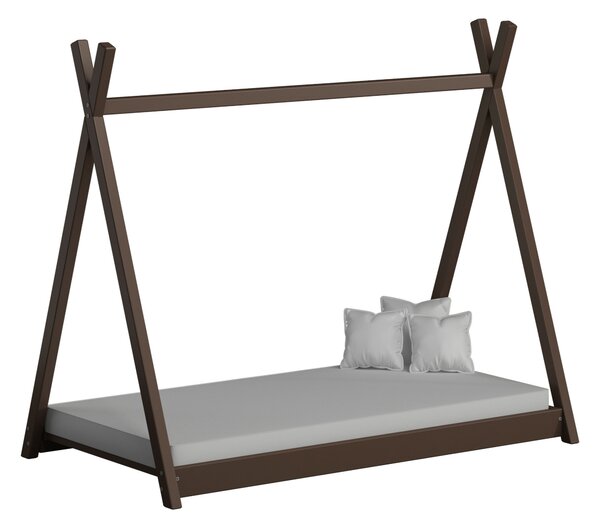 Detská posteľ Teepee 160x70 hnedá