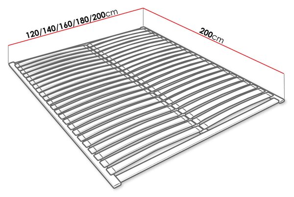 Lamelový rošt 200x200 PROVO