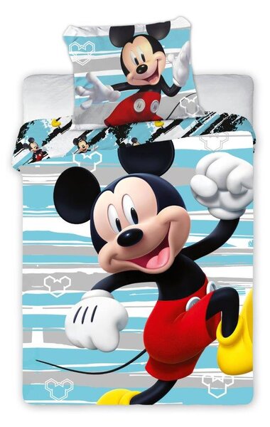 Obliečky do postieľky Mickey Mouse 04 100x135 40x60 cm 100% Bavlna