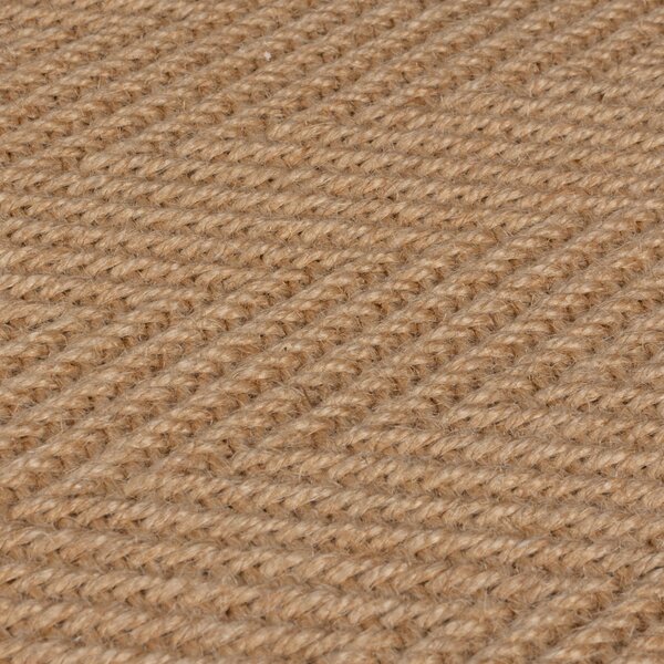 Flair Rugs , Kusový koberec Herringbone Border Kira Red, 120x170, béžová, chodba / predsieň