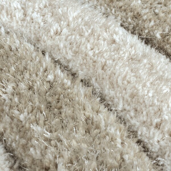 Flair Rugs , Kusový koberec Indulgence Velvet Carved Natural, 80x150, béžová, obývacia izba
