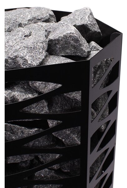 Narvi Smooth Flow WiFi 9,0 kW Black – elektrická saunová pec