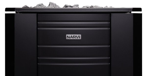 Narvi Black 24 – saunová pec na drevo, čierna
