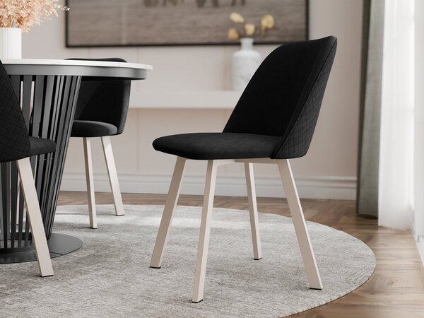 Mirjan24 Čalúnená jedálenská stolička JK109, Dostupné poťahy: Uttario Velvet 2980 + Uttario Velvet Pik 2980, Dostupné farby: kašmír 5903211544460