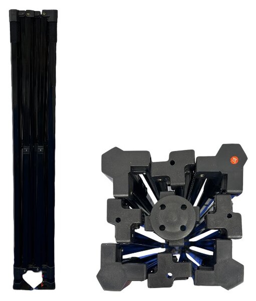 TENTino SET - Nožnicový párty stan 3x3 m s grafikou TRDELNÍK Plachtovina (nůžk.stany s potiskem): polyester 230 g/m2, Typ konštrukcie: STEEL HEXAGON, POTLAČ - strecha + bočnice: střecha + 3x boční strana