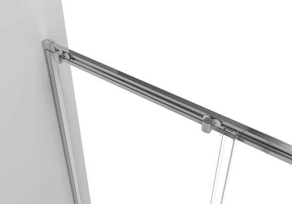 CERANO - Sprchové posuvné dvere Varone POINT Ľ/P - 6 mm - chróm, transparentné sklo - 90x195 cm