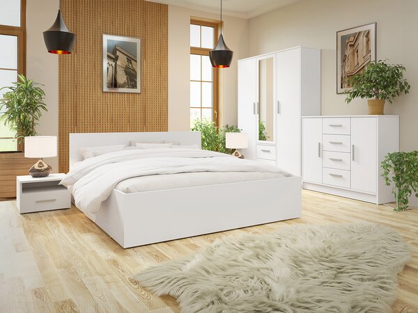 Mirjan24 Spálňa Neralli I, Rozmer postele: 160x200, Farby: Alpská biela 5903211302695