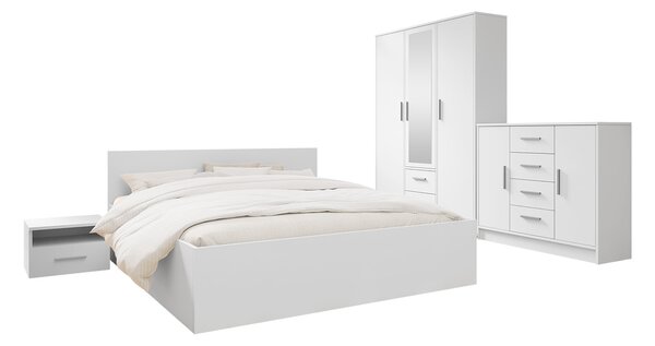 Mirjan24 Spálňa Neralli I, Rozmer postele: 160x200, Farby: Alpská biela 5903211302695