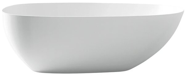 CERANO - Voľne stojaca akrylátová vaňa Unica - biela lesklá - 170x80 cm
