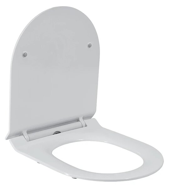 CERANO - WC sedátko so spomaľovacím mechanizmom Sedile - slim/UF - biela lesklá - 36,4x4,9x42,7 cm
