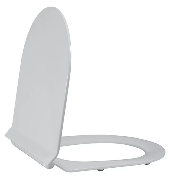 CERANO - WC sedátko so spomaľovacím mechanizmom Sedile - slim/UF - biela lesklá - 36,4x4,9x42,7 cm