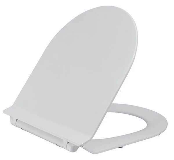 CERANO - WC sedátko so spomaľovacím mechanizmom Sedile - slim/UF - biela lesklá - 36,4x4,9x42,7 cm