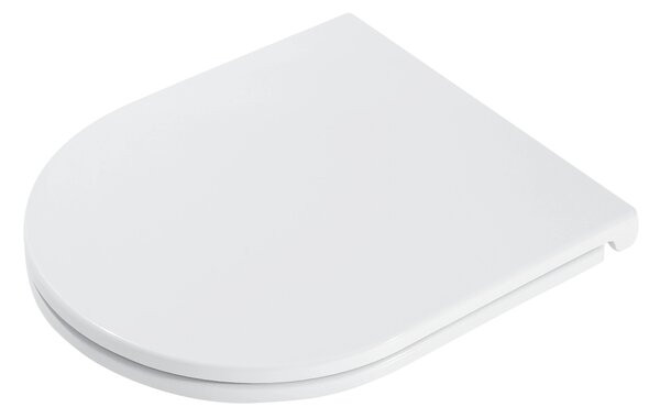 CERANO - WC sedátko so spomaľovacím mechanizmom Seggio - slim/UF - biela lesklá - 36x4,2x43 cm