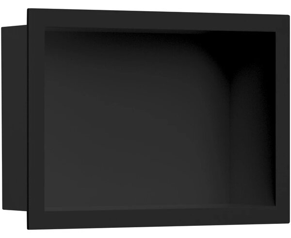 CERANO - Zápustná polička / nika s okrajom do obkladu - čierna matná - 30x20x10 cm