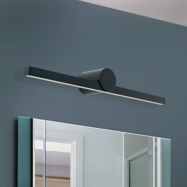 ORION Beauty LED zrkadlové svetlo, šírka 61 cm, čierne, Čierna, Kúpeľňa, Hliník, Moderný, Nástenné svietidlo