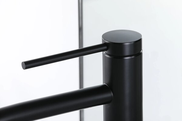 CERANO - Umývadlová stojanková batéria Selma - vysoká - čierna matná