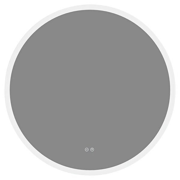 CERANO - Kúpeľňové LED zrkadlo Aureo - Ø 50 cm