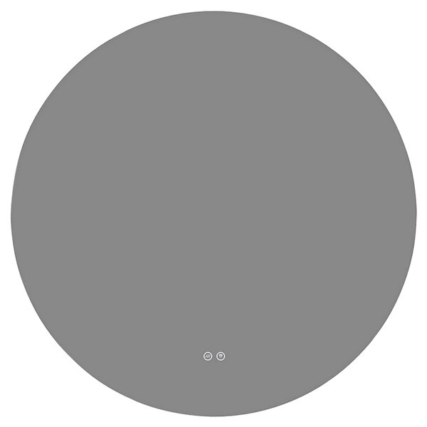 CERANO - Kúpeľňové LED zrkadlo Verido - Ø 50 cm