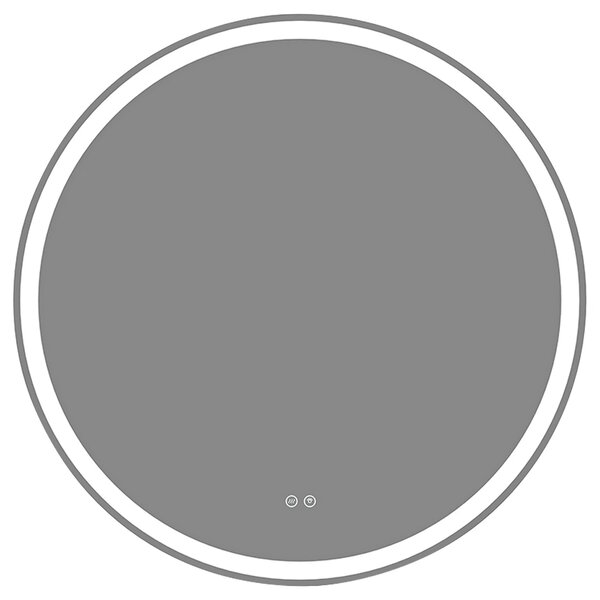 CERANO - Kúpeľňové LED zrkadlo Eterno - Ø 100 cm